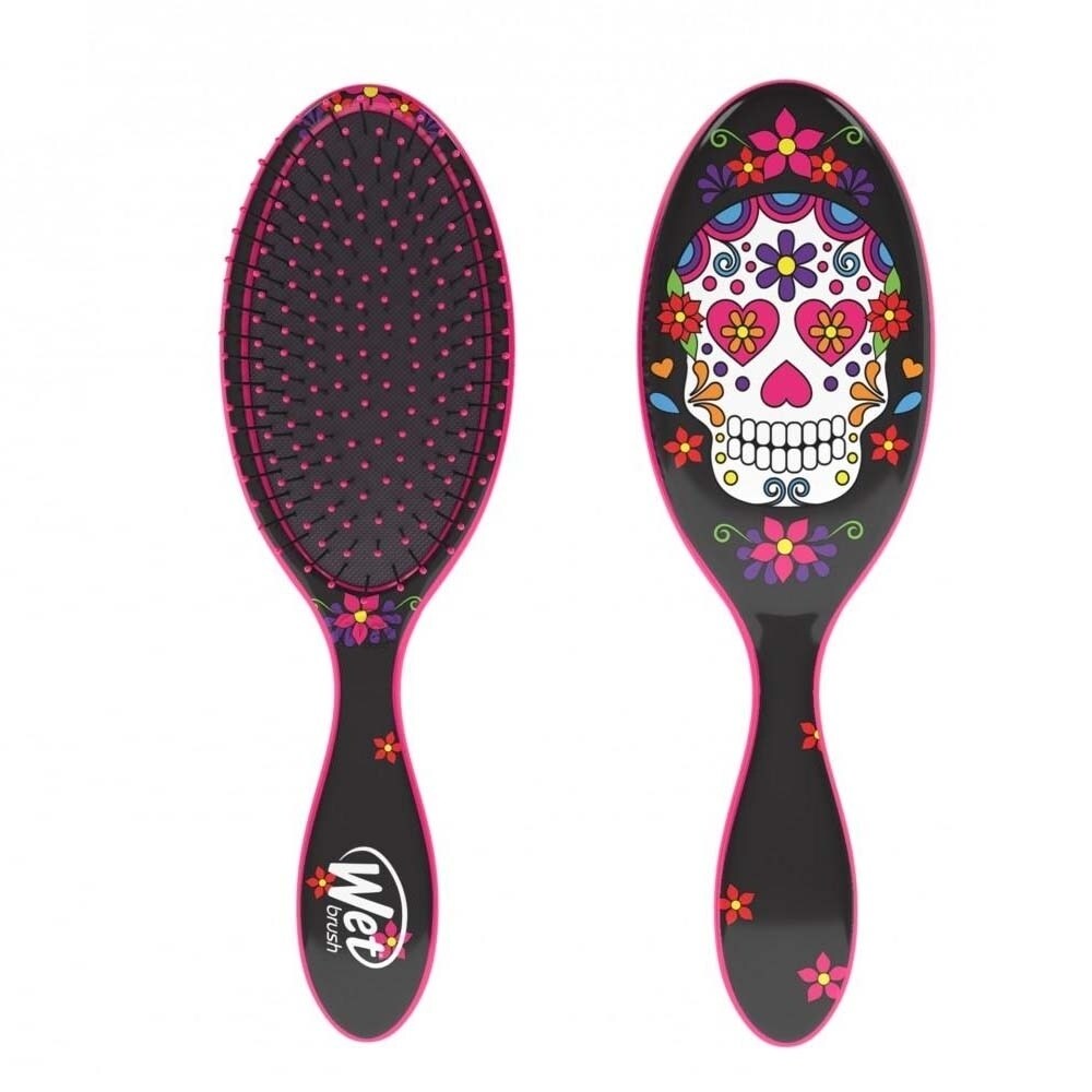 Wet Brush Detangler Hair Brush - Sugar Skull Pink - ADDROS.COM